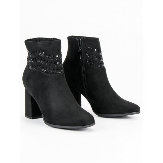 Elegantné čierne topánky K1807309NE