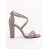 Elegantné šedé sandále