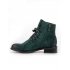 Tmavo zelené dámske topánky