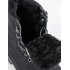 Dámske zimné topánky v čiernom odtieni