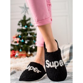 Čierne papuče Super