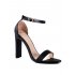Čierne ženské sandále